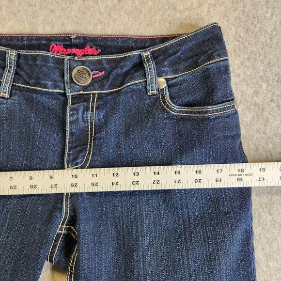 Wrangler Jeans Womens 8 Blue Booty Up Carolina Breakaway Bootcut Western Ranch - Picture 10 of 16